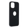 Forcell Silicone Case for IPHONE 12 MINI black (with hole)
