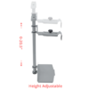Gaming Αξεσουάρ Γραφείων - Eureka Ergonomic® MCH-GY PC Holder (Grey) - Image 3