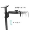 Gaming Αξεσουάρ Γραφείων - Eureka Ergonomic® MCH-B PC Holder (Black) - Image 8