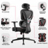 Gaming Καρέκλα - Eureka Ergonomic® ERK-GC06-R - Image 3