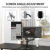 Gaming Αξεσουάρ Γραφείων - Eureka Ergonomic® ERK-MA02-24P - Image 5