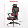 Gaming Καρέκλα - Eureka Ergonomic® ERK-GC06-R - Image 9