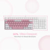 Gaming πληκτρολόγιο - Redragon K617 Fizz (White/Pink) - Image 13