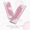 Gaming πληκτρολόγιο - Redragon K617 Fizz (White/Pink) - Image 10