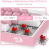 Gaming πληκτρολόγιο - Redragon K617 Fizz (White/Pink) - Image 9