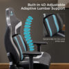 Gaming Καρέκλα - Eureka Ergonomic® ERK-GC08-BU - Image 13