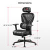 Gaming Καρέκλα - Eureka Ergonomic® ERK-GC06-GY - Image 4