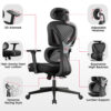 Gaming Καρέκλα - Eureka Ergonomic® ERK-GC06-GY - Image 7