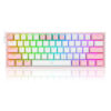 Gaming πληκτρολόγιο - Redragon K617 Fizz (White/Pink)