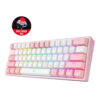 Gaming πληκτρολόγιο - Redragon K617 Fizz (White/Pink) - Image 2