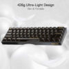 Gaming πληκτρολόγιο - Redragon K617-CTB Fizz RGB - Image 6