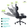 Gaming Καρέκλα -  Eureka Ergonomic® ONEX-GX330-B - Image 3