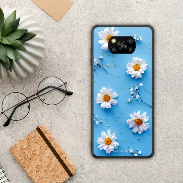 Xiaomi Poco X3 NFC Real Daisies Case 0003 1280x