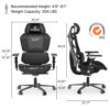 Gaming Καρέκλα - Eureka Ergonomic® ERK-GC05-GY - Image 10