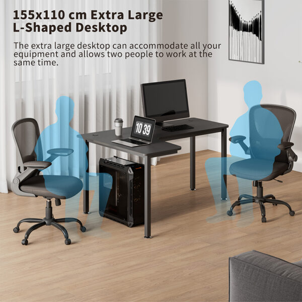 Γραφείο - Eureka Ergonomic® ERK-CD-L01L-60B-V4 - Image 6