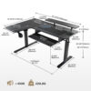 Γραφείο - Eureka Ergonomic® ERK-L60L-B-PRO-V1-EU - Image 10