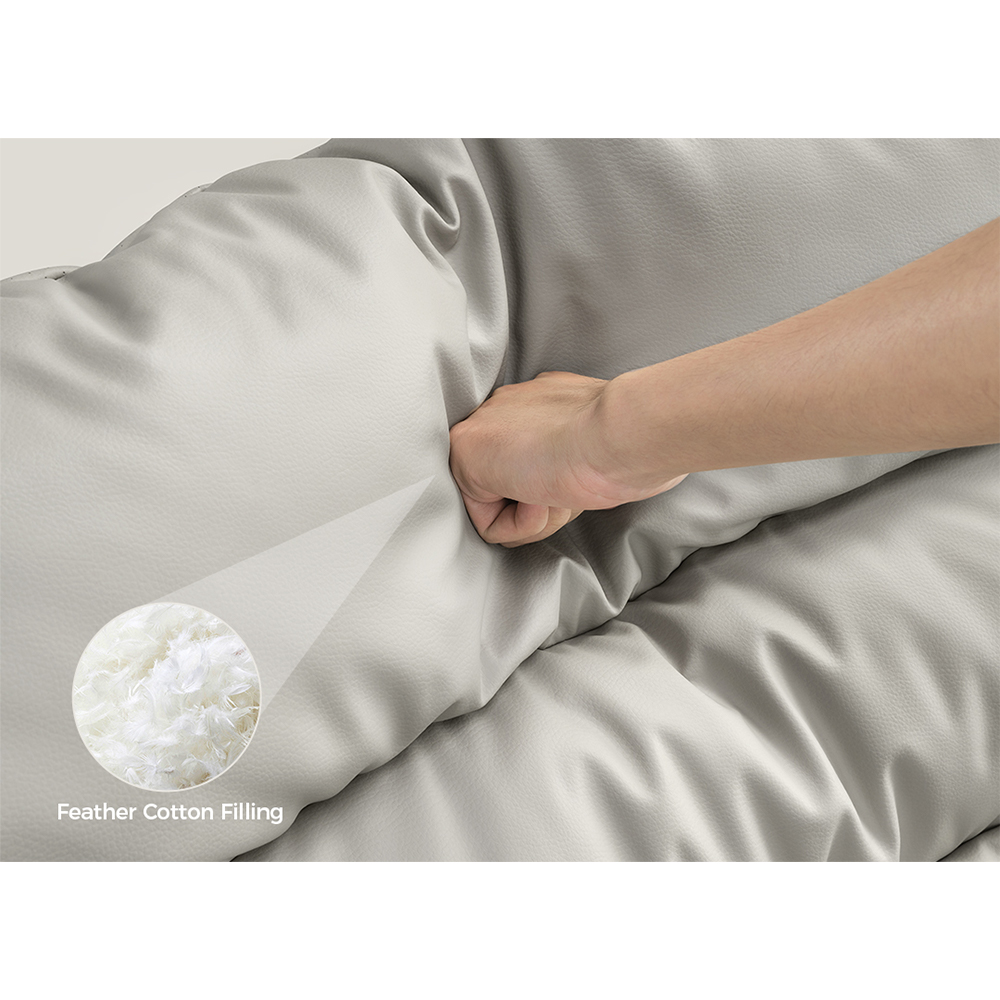 Κουνιστή Πολυθρόνα Liam με Πουφ - Eureka Ergonomic® ERK-LS02-GY - Image 7