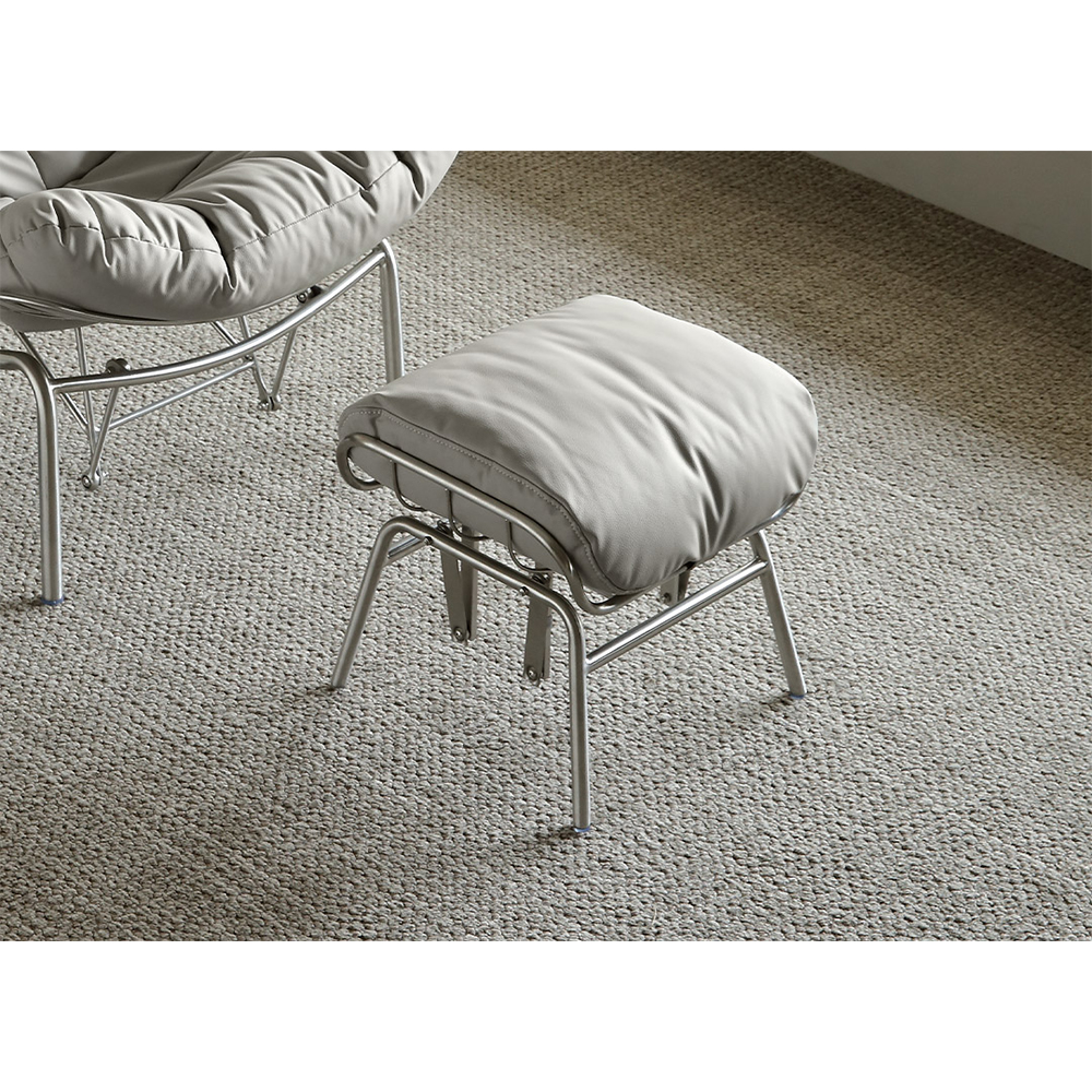 Κουνιστή Πολυθρόνα Liam με Πουφ - Eureka Ergonomic® ERK-LS02-GY - Image 4