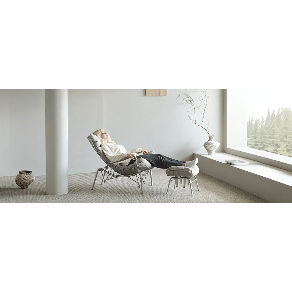 Κουνιστή Πολυθρόνα Liam με Πουφ - Eureka Ergonomic® ERK-LS02-GY - Image 14