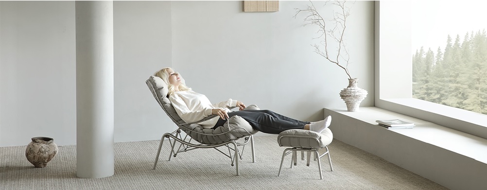 Κουνιστή Πολυθρόνα Liam με Πουφ - Eureka Ergonomic® ERK-LS02-GY - Image 15